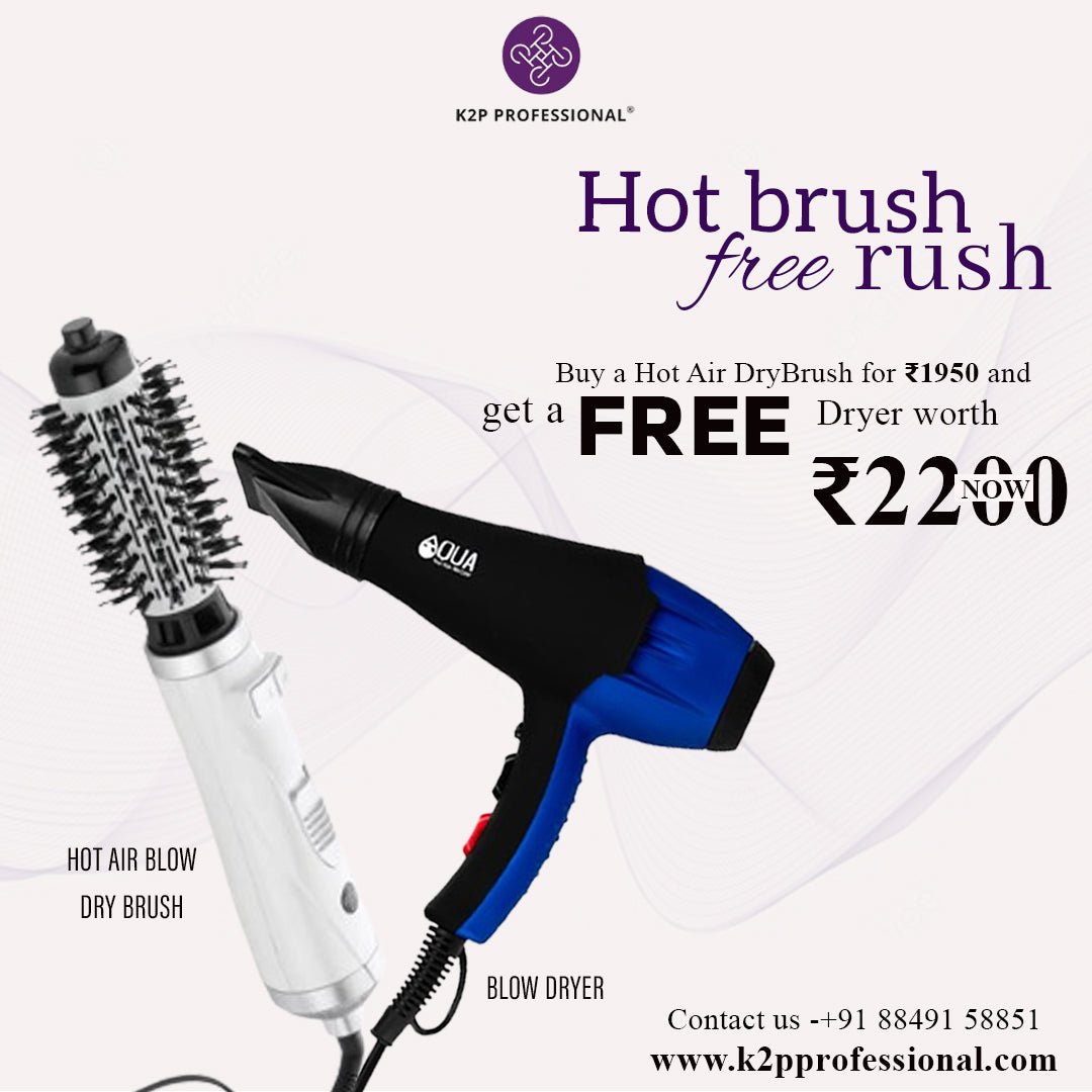 Buy Hot air brush, Get dryer free