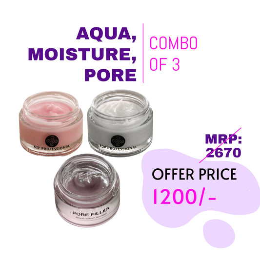 Aqua, Moisture, Pore combo